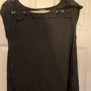 Express black dress shirt